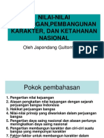 Nilai Nilai Kejuanganpembangunan Karakter Dan Ketahanan Nasional