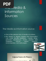 The Media & Information Sources