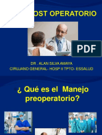 Patología Quirúrgica-Pre y Post Operatorio