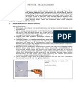 Metode Pelaksanaan Membrane Waterproof