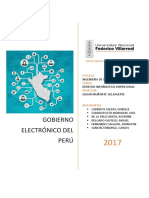 Gobierno Electronico Perú Agregada
