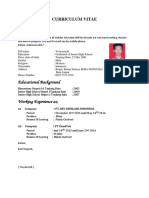 Educational Background: Curriculum Vitae