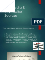 The Media & Information Sources