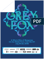 2018 Grey Fox Program Book