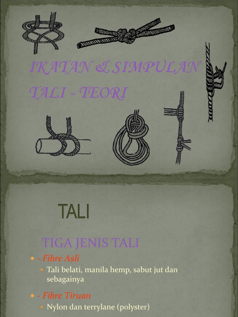 Asas Pengenalan Tali