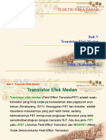 Bab V - Transistor Efek Medan