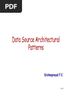 4.2.4 - Data Source Architectural Patterns