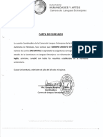 Carta de Egresado