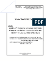 Nghiên Cứu Ứng Dụng Dung Dịch Thuỷ Phân Từ Phụ Phẩm Cá Bằng Enzim Làm Phân Bón Cho Một Số Loại Rau Trong Nhà Hàng