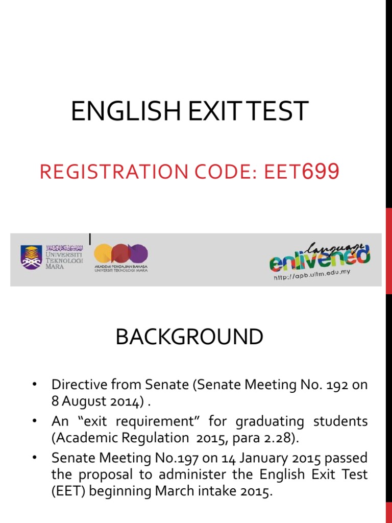 Eet699 Slides For Students International English Language Testing System Vocabulary