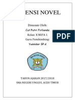 Resensi Novel Perahu Kertas