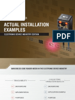 1D-2D Code Reader Actial Installation Examples - Electronic Device Industry Edition PDF