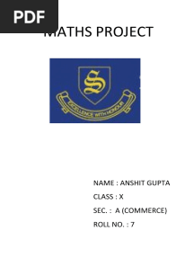 Maths Project