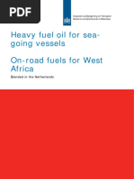 Rapport de l'état néerlandais sur les carburants en Afrique de l'Ouest