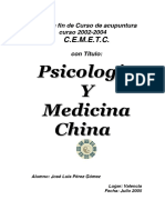Psicologia y Medicina China