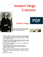 Verga e Verismo