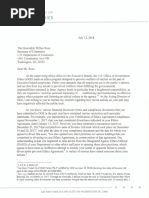 Wilbur Ross Letter July 12