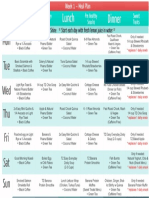 6 weeks meal plan