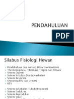 Teori Fisiologi Hewan Pendahuluan by Bu indri Garnasih