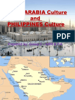 Saudi Arabia Culture and Philippines Culture: Prepared By: Group 2 - ABM & P.A