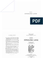 EpigraphieLatine (Cagnat1914) PDF