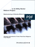 Kilembe Hydroelectric Power Plant Due Diligence - Final Report Appendix P (PWC)