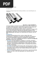 Os Tipos de Aço Inox