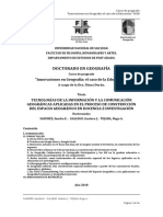 Tecnologías de La Información y La Comunicación Geográficas Aplicadas en El Proceso de Construcción Del Espacio Geo (1)