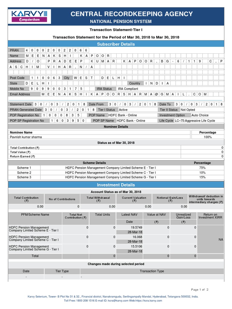 Central Recordkeeping Agency PDF Tax Deduction Pension