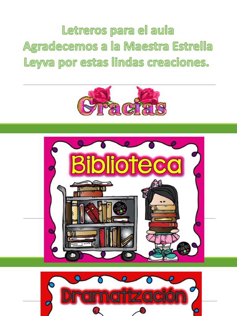 Letreros para El Aula | PDF