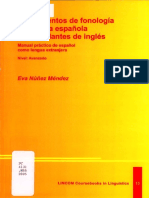 Fundamentos de Fonología y Fonética Española para Hablantes de Inglés - Manual Práctico de Español Como Lengua Extranjera (Eva Nüñez Méndez)