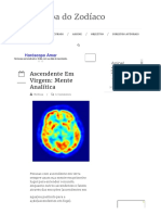 Ascendente em Virgem - Mente Analítica