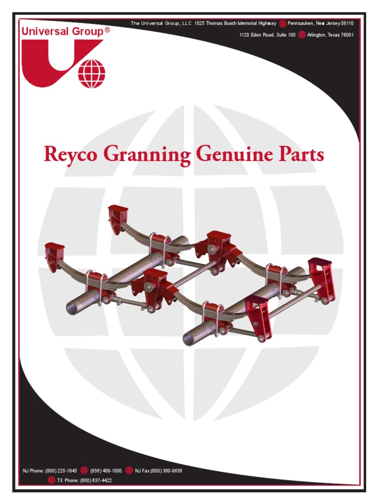Suspension - Reyco | PDF | Axle | Land Vehicles