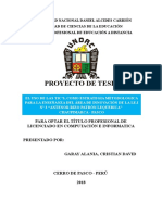 Garay Alania Cristian David - Proyecto Tesis