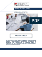 Programa Analitico Autocad 2D - Miguel B