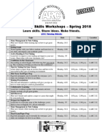 SP18 ARC All Workshop Schedules Accessible Version