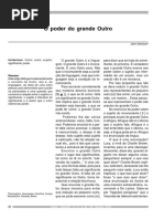 o Poder Do Grande Outro