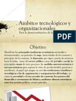 Ámbitos Tecnológicos y Organizacionales