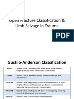 Final - Open Fracture Classification & Limb Salvage in Trauma