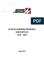 San Bartolo 2019-Plan Acción Popular