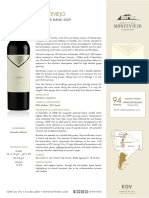 MONTEVIEJO LINDAFLOR BLEND 2009 Product Sheet PDF