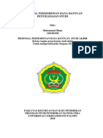 Proposal Permohonan Dana Bantuan Penyelesaian Studi 2