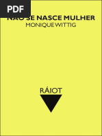 Não Se Nasce Mulher - Monique Wittig