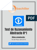 Test de Razonamiento Abstracto N°1 - Jovenesweb