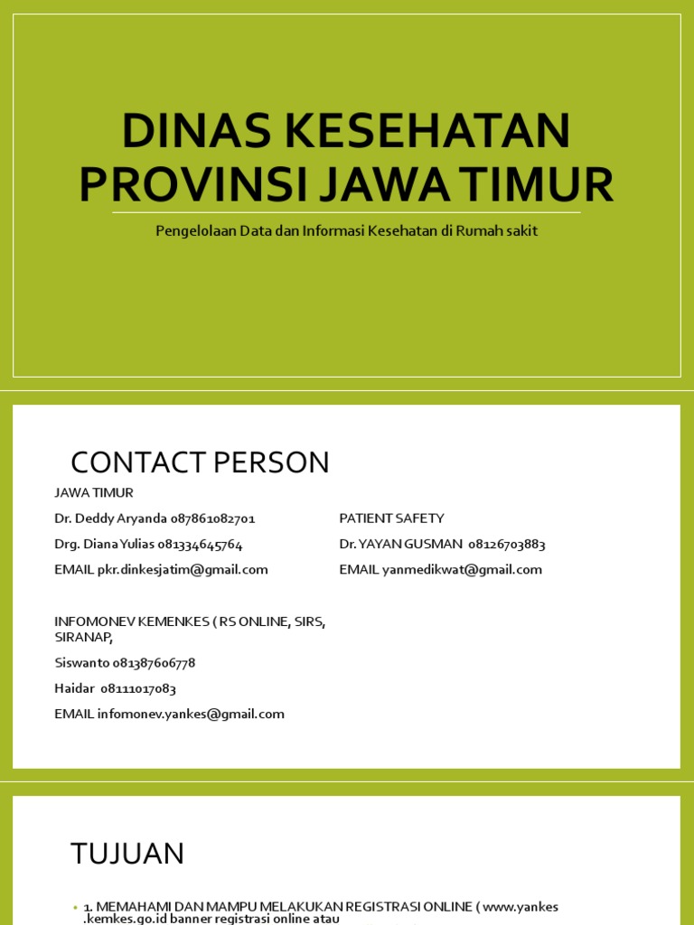 Langkah Sukses Pelaporan Rs Online Jawa Timur