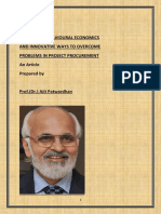 Project Procurement and Behavioural Economics