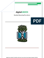 Digital Green Standard Operating Procedures