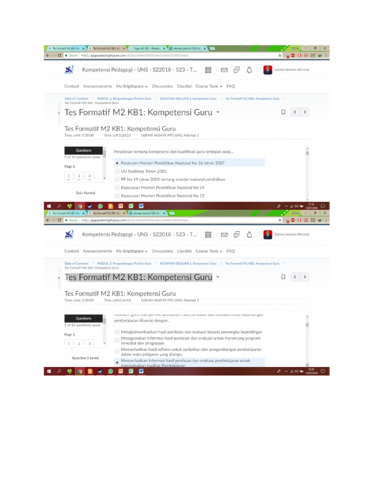 Tes Formatif M2 Kb1 Kompetensi Guru