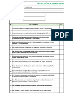 Formato de Inspección de Estructuras