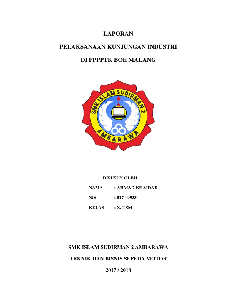 Contoh Laporan Kunjungan Industri Smk Jurusan Tkj